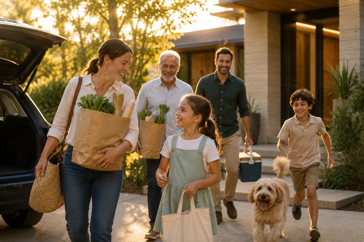 Guests enjoying a thoughtfully prepared stay at a beautiful property